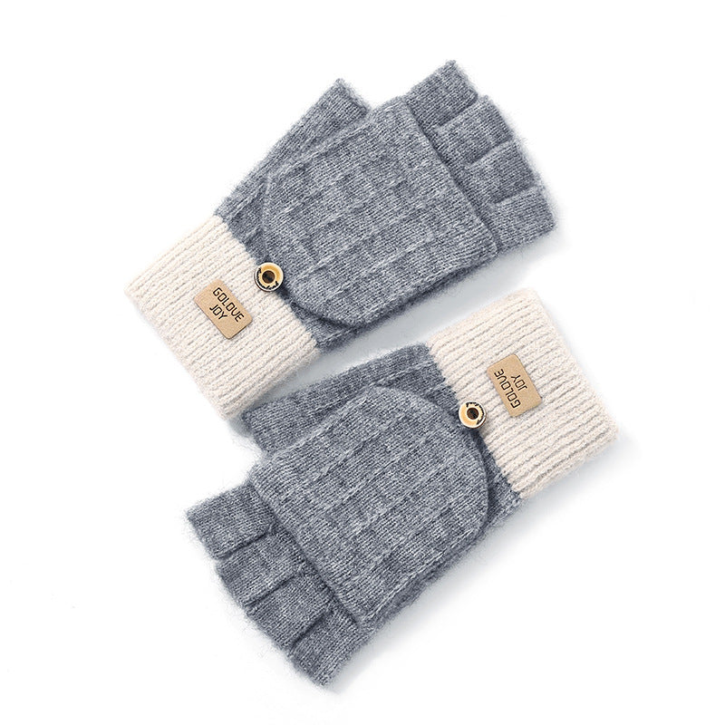 Warm Alpaca Wool Gloves And Windproof
