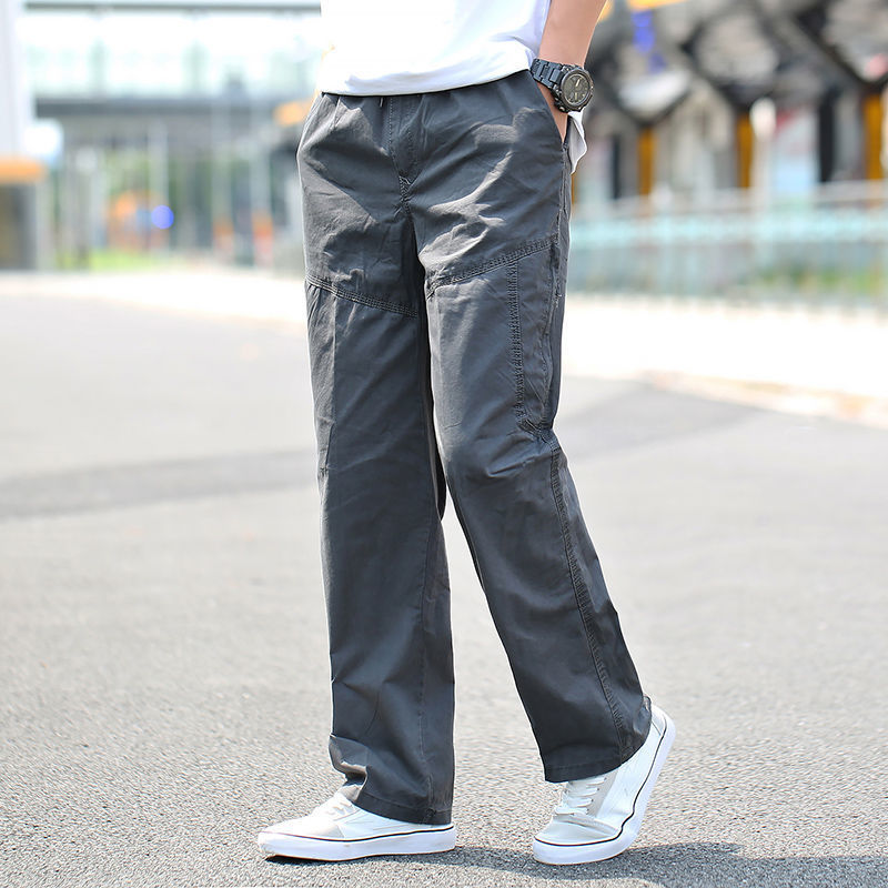 Summer New Style Men's Outdoor Tooling Multi-Pocket Pants