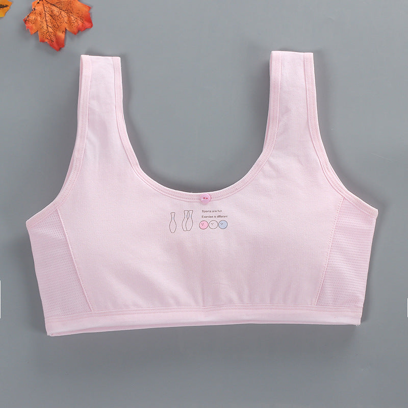 pink High School Student Vest with grey background