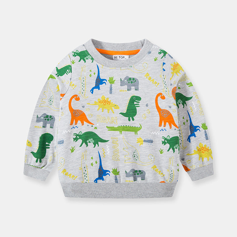 Children's Sweatshirt Full Print Bottoming Shirt Top