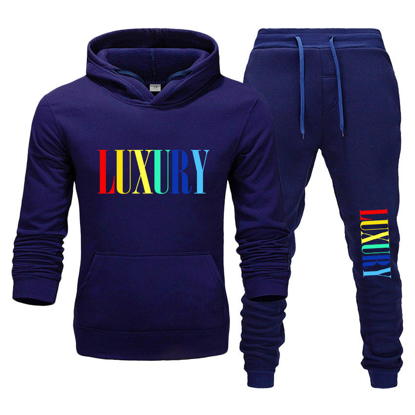 Hooded Printed Sweater For Men And Women With Pullover