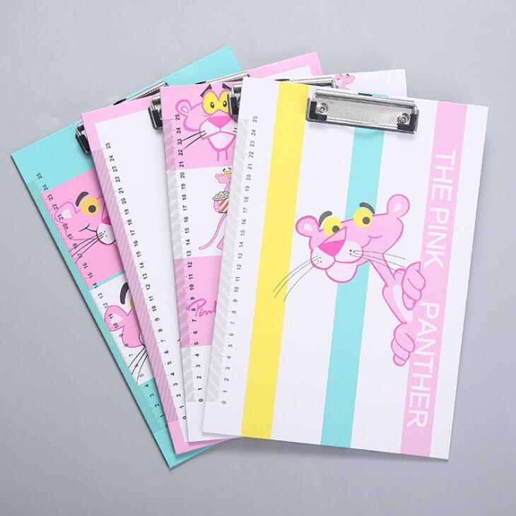 Mask Girl Clip A4 Paper Splint Student Exam Pad Folder Female School Supplies Anime Peripheral