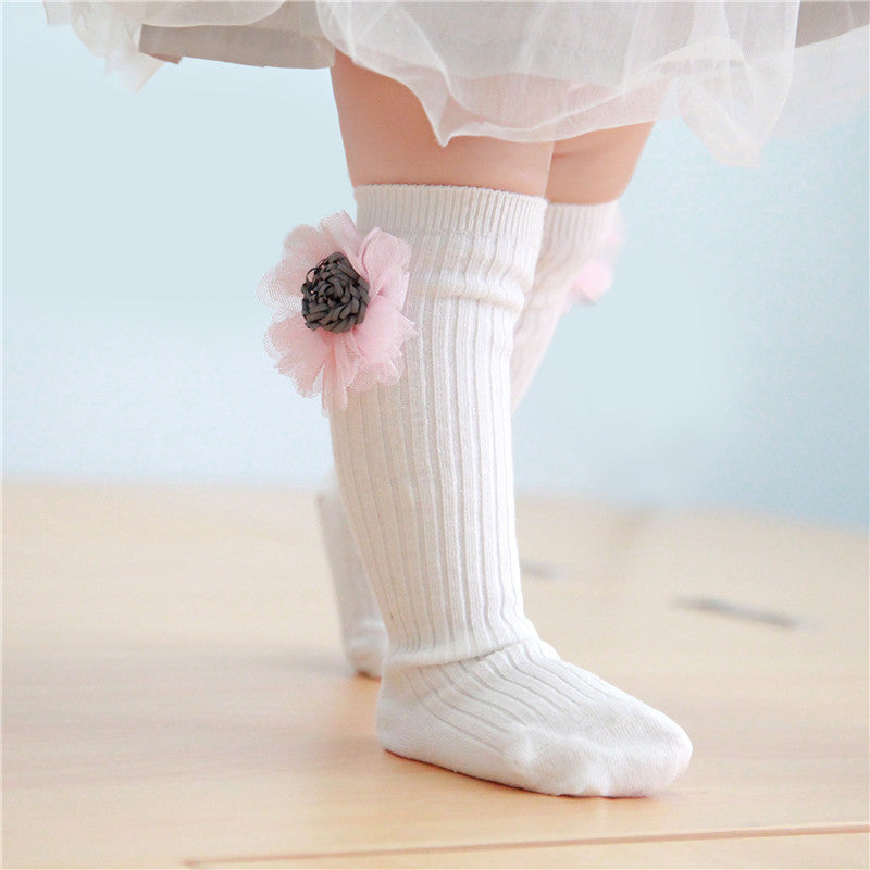 Cartoon Doll Boys And Girls High Socks