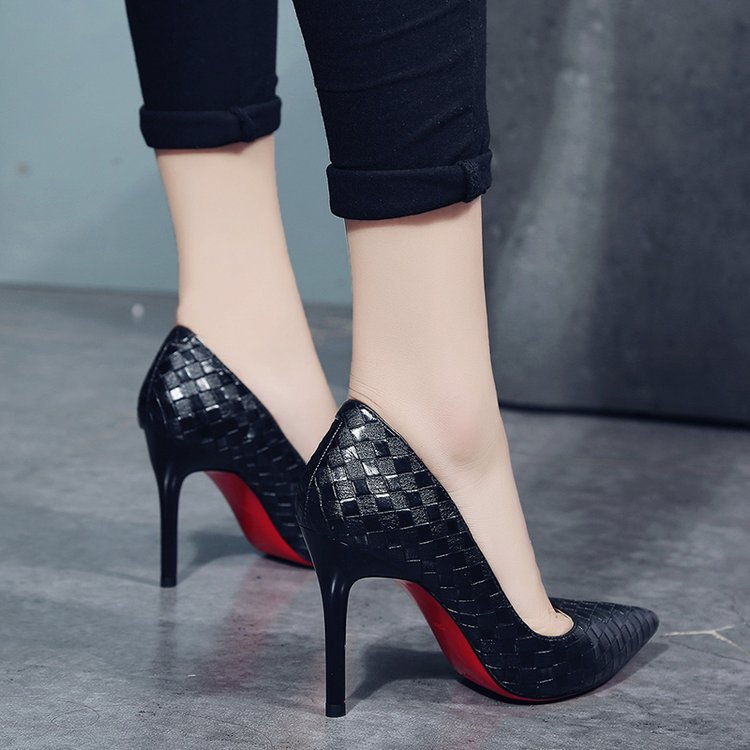 Female pointed high heels