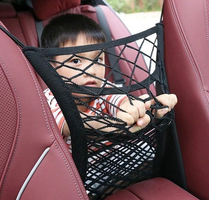 Universal elastic mesh net trunk bag that every car must have