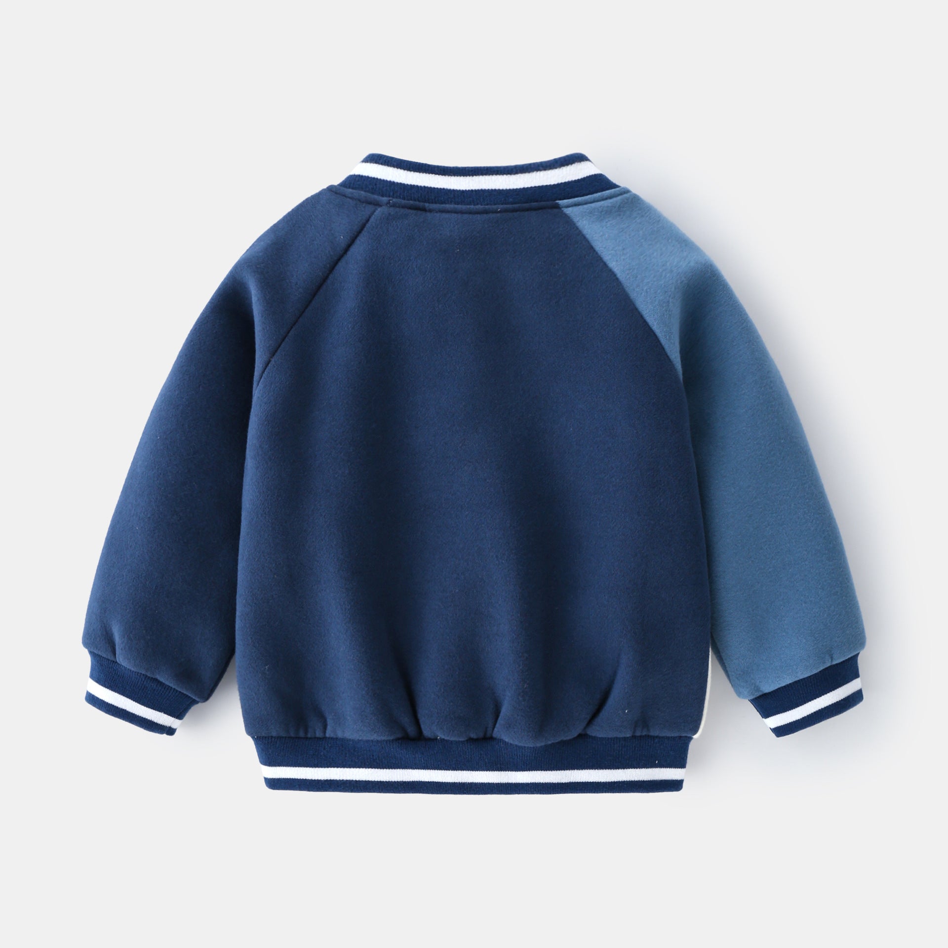 2021 Fall Korean Fashion Fleece Boys Baseball Shirt