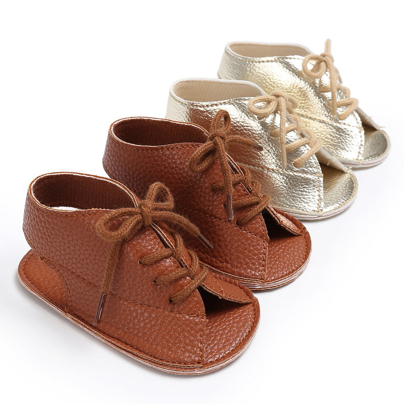 Fish Mouth PU Non-slip Xie Baby Toddler Shoes