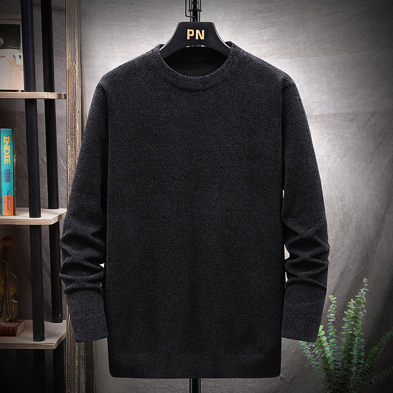 Autumn And Winter Japanese Simple Trend Solid Color Knitted Sweater