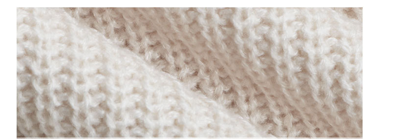 Solid Color One-line Neck Strapless Hollow Halterneck Sweater Dress