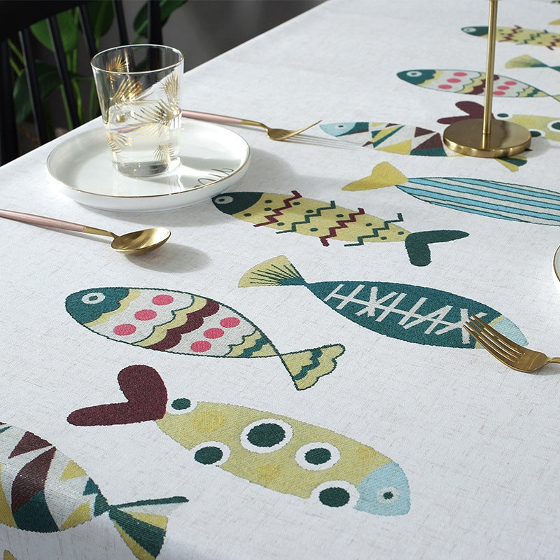 Ins Simple Wind Table Cloth Waterproof And Oil-proof Pvc Plastic