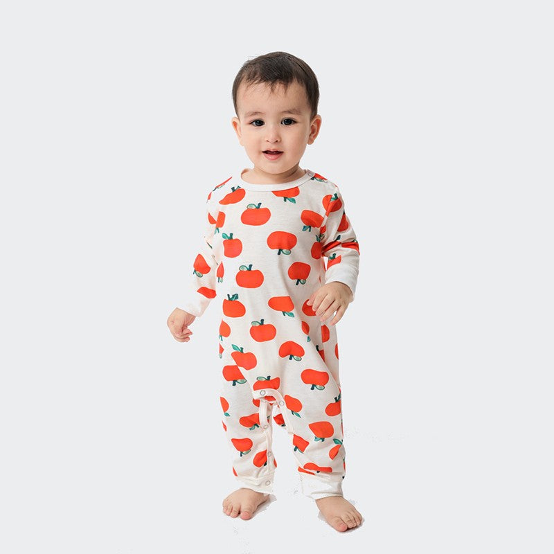 Digital Printed Pumpkin Orange Holy Festival Pajamas