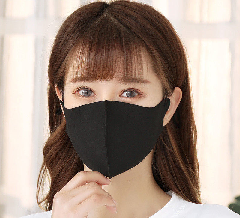 Thin Sunscreen Black Star Mask Couples Washable Ice Silk Men And Women Breathable