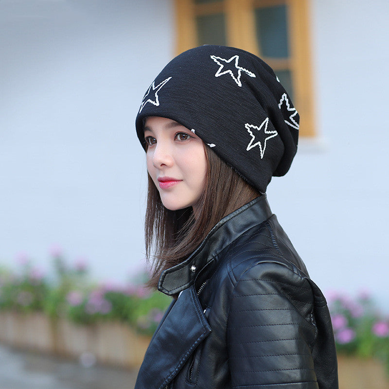 Five-pointed Star Warm And Windproof Hat
