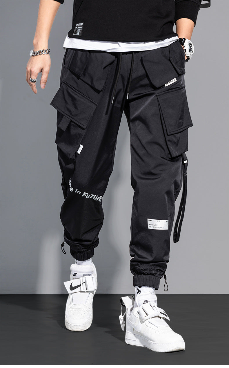 Men's Loose-thick And Padded Laser Overalls