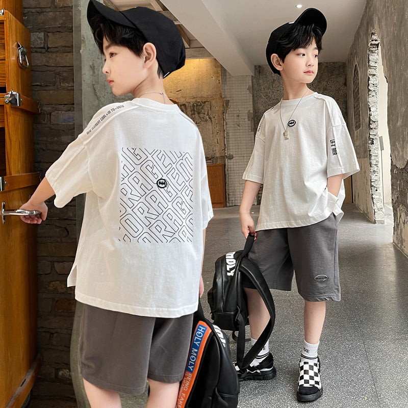 Two-piece Suit For Kids, Handsome And Fashionable, Big Kids