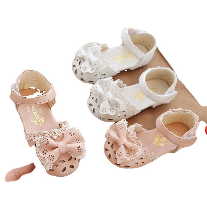 Summer Girls Shoes Baotou Baby Sandals Baby Shoes Soft Bottom Non-slip