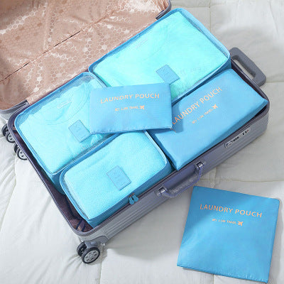 Korean Travel Storage Bag Six Luggage Storage Bags