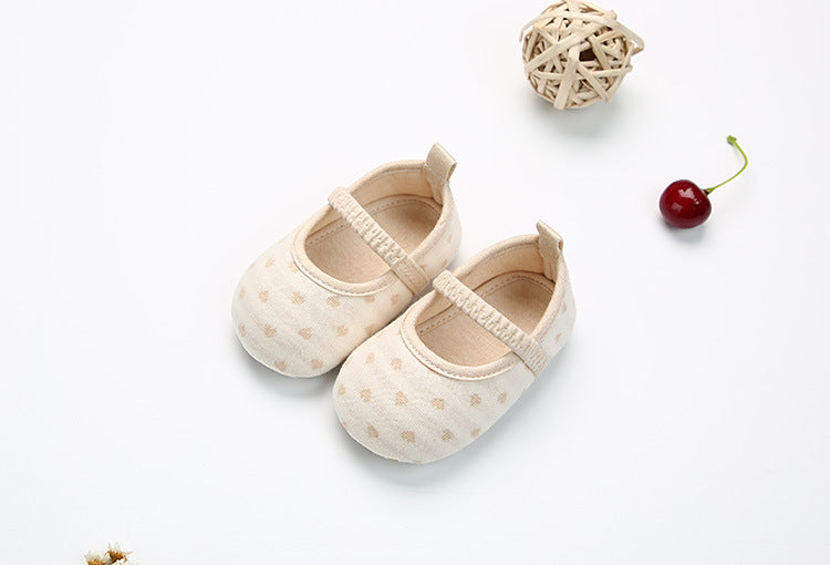 Color Cotton Toddler Shoes Soft Sole Spring And Autumn 1 Year Old Newborn Baby
