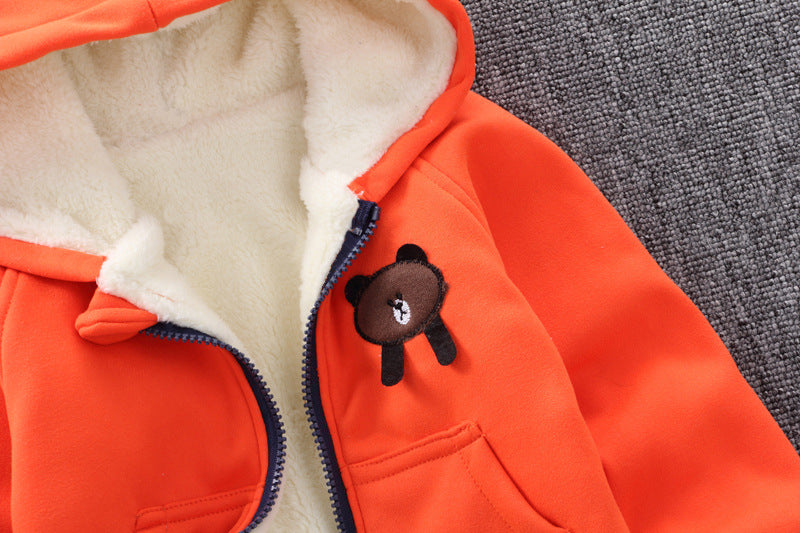 Fleece Autumn And Winter Children's Jacket