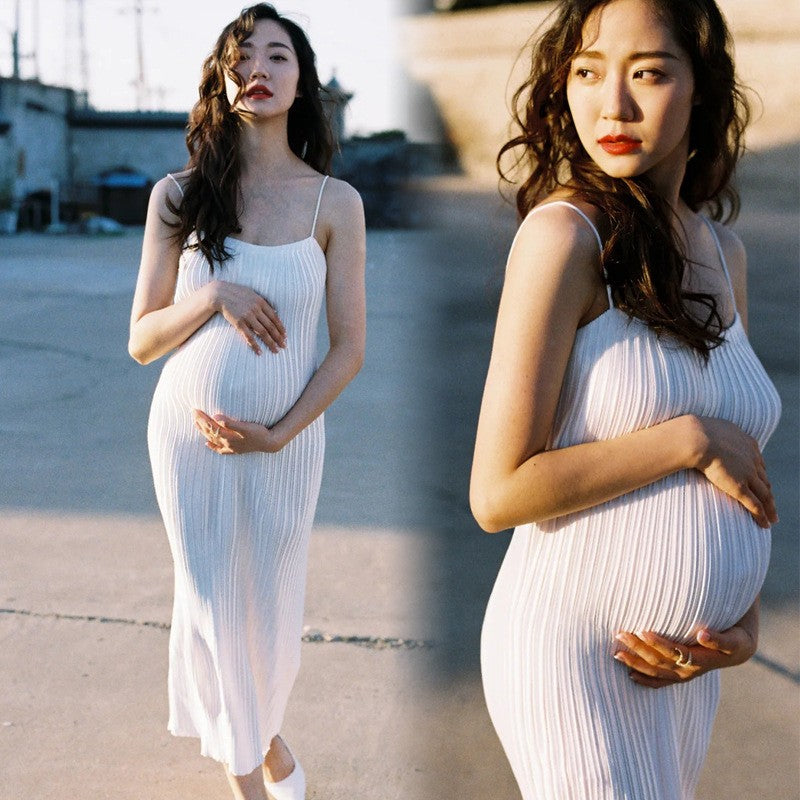 Maternity Photography Clothing New Suspender Skirt