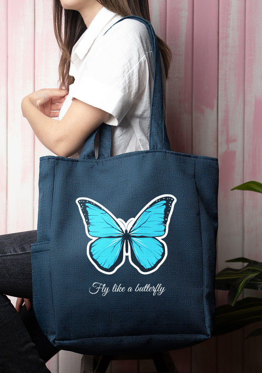 Bag Butterfly blue