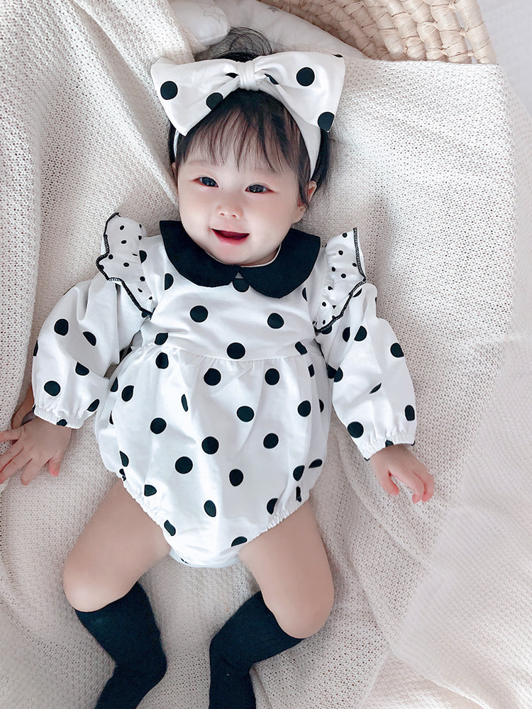 Infant Children's One-piece Clothes Polka Dot