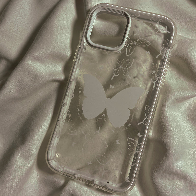 Ins Style Exquisite Line Butterfly Phone Case