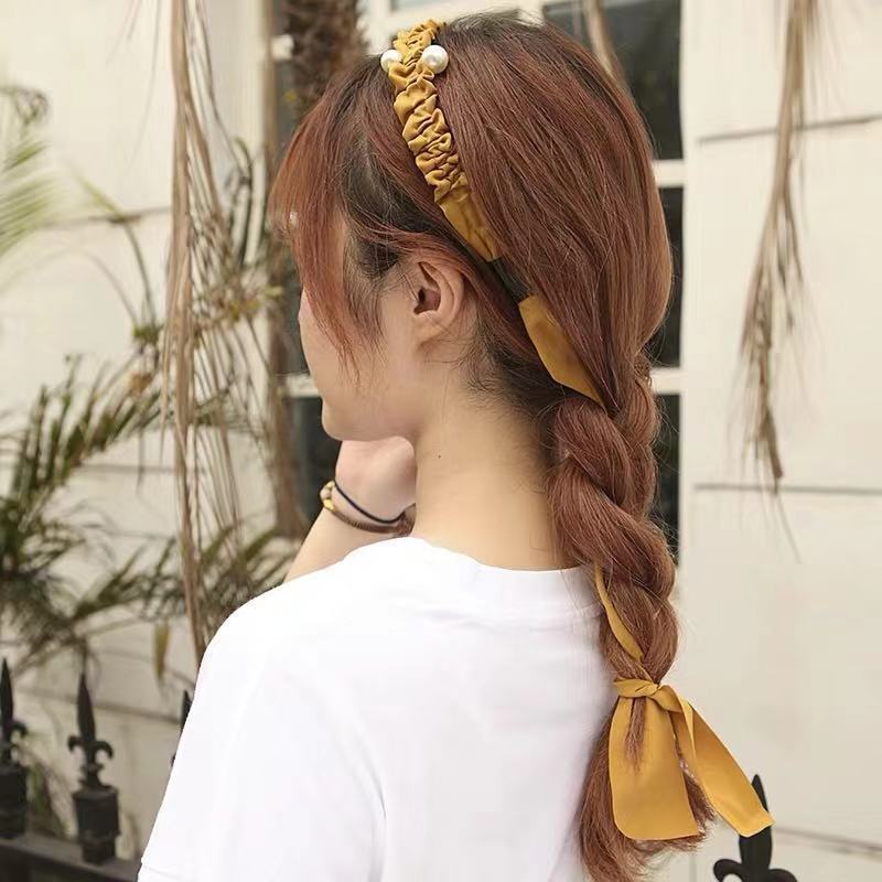 Super Fairy Streamer Headband Korean Twist Braided Hair Headband
