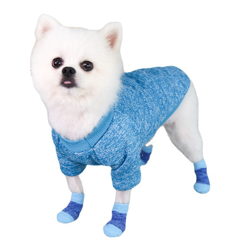 Smallmedium And Large Warm Elastic Socks For Pet Dogs And Cats