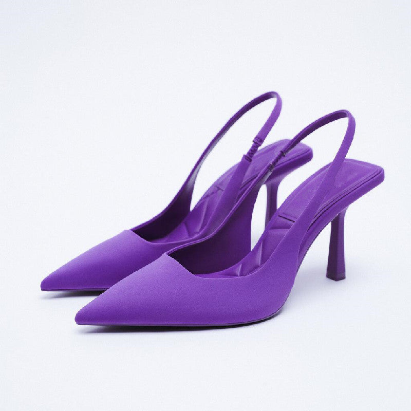 Thin High-heeled Women's New Shallow Stiletto Strap Roman Sandals