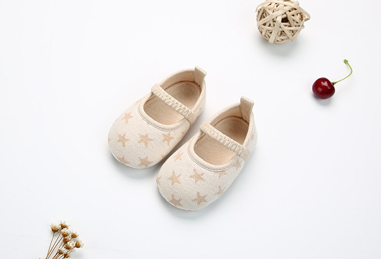 Color Cotton Toddler Shoes Soft Sole Spring And Autumn 1 Year Old Newborn Baby