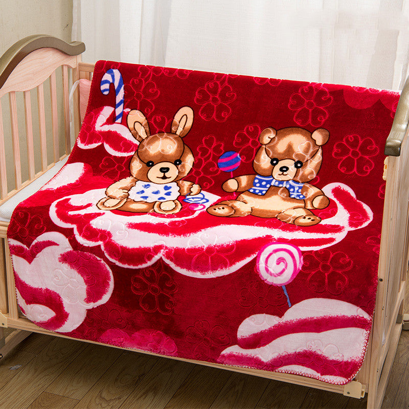 Double-sided Printing Cloud Blanket Cartoon Super Soft And Comfortable