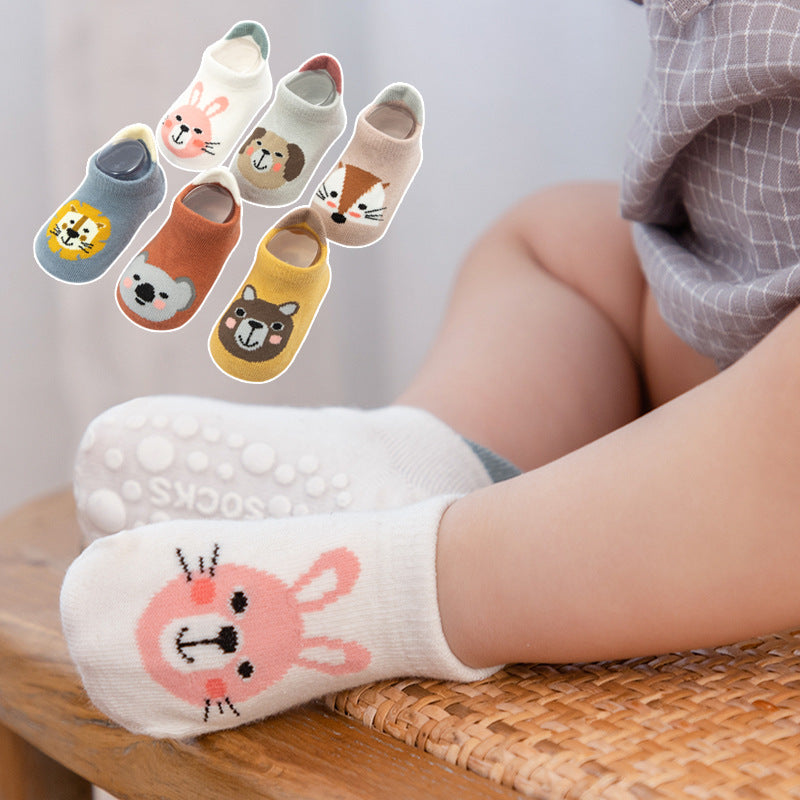 Three-dimensional Cartoon Baby Baby Non-slip Floor Socks