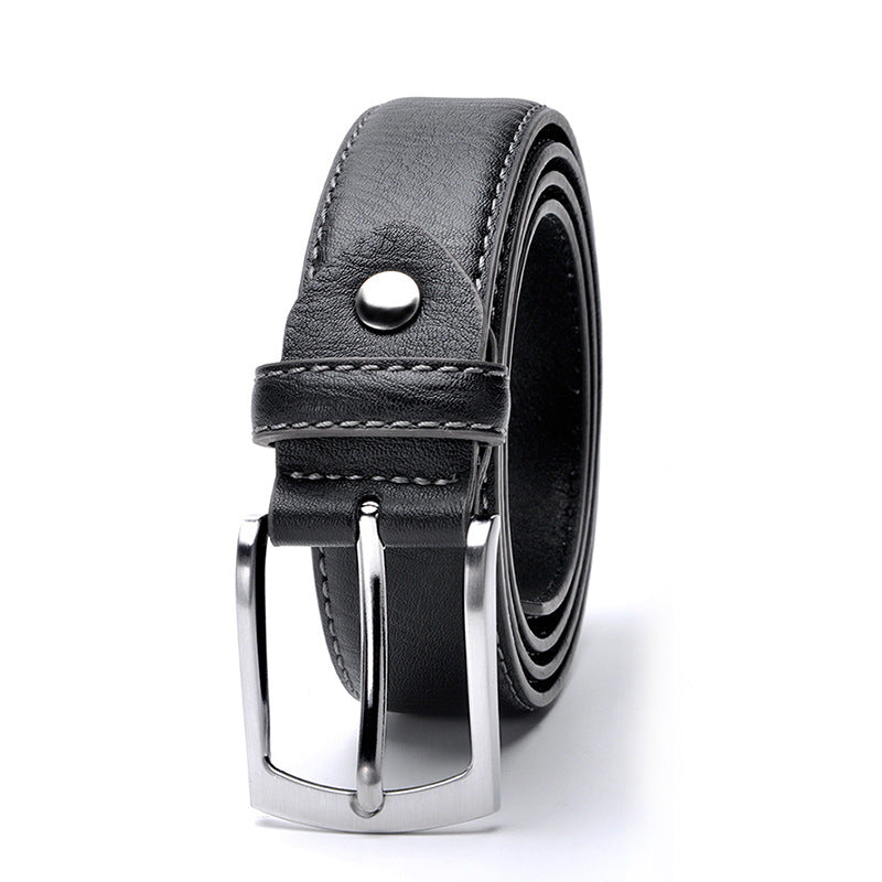 Men's Belt Pin Buckle Leather Leather Leisure Belt