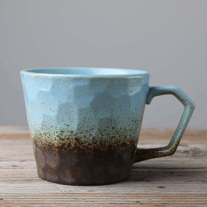 Stoneware Coffee Cup Vintage Japanese Style Mug