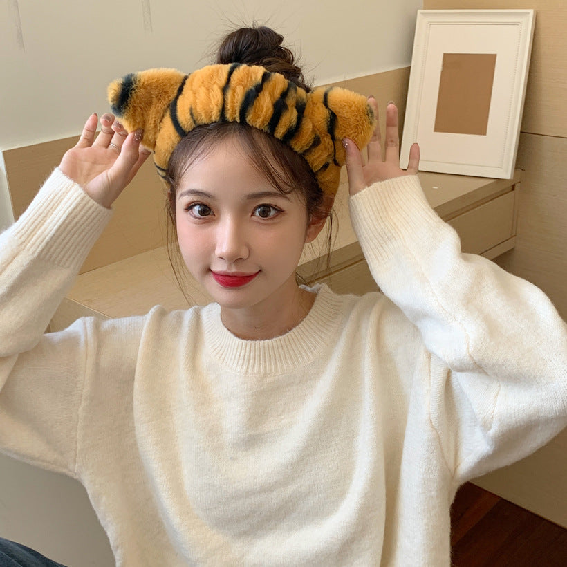 Women's Zodiac Year Tiger Plush Hairband