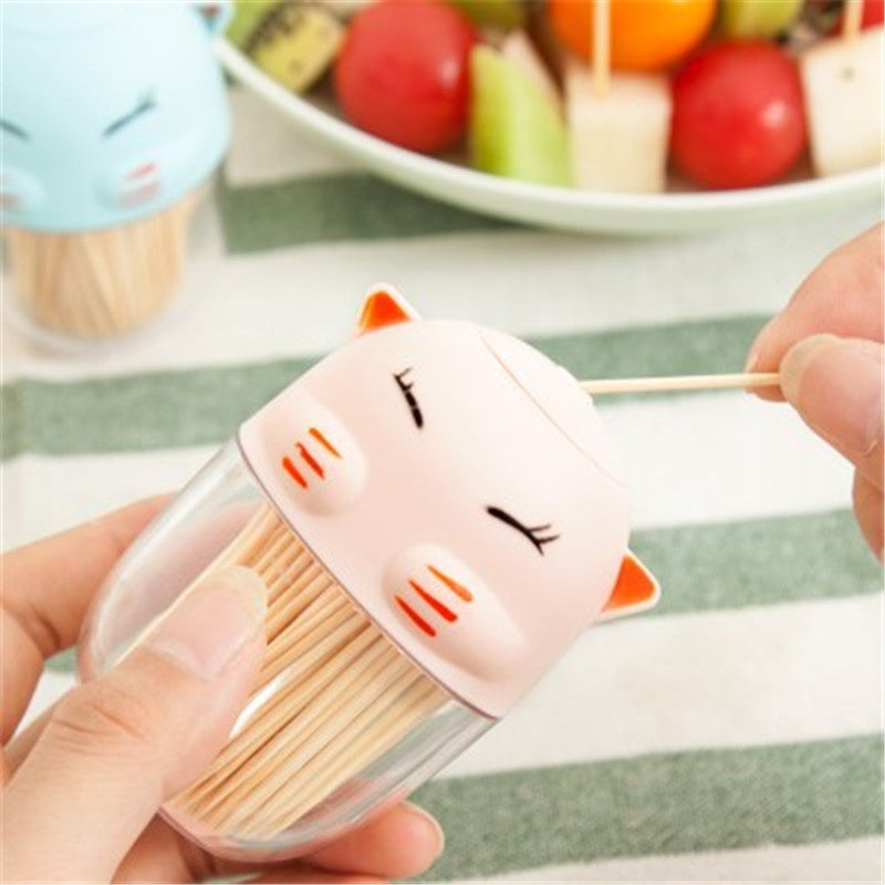 Creative Cute Cartoon Cat Toothpick Box