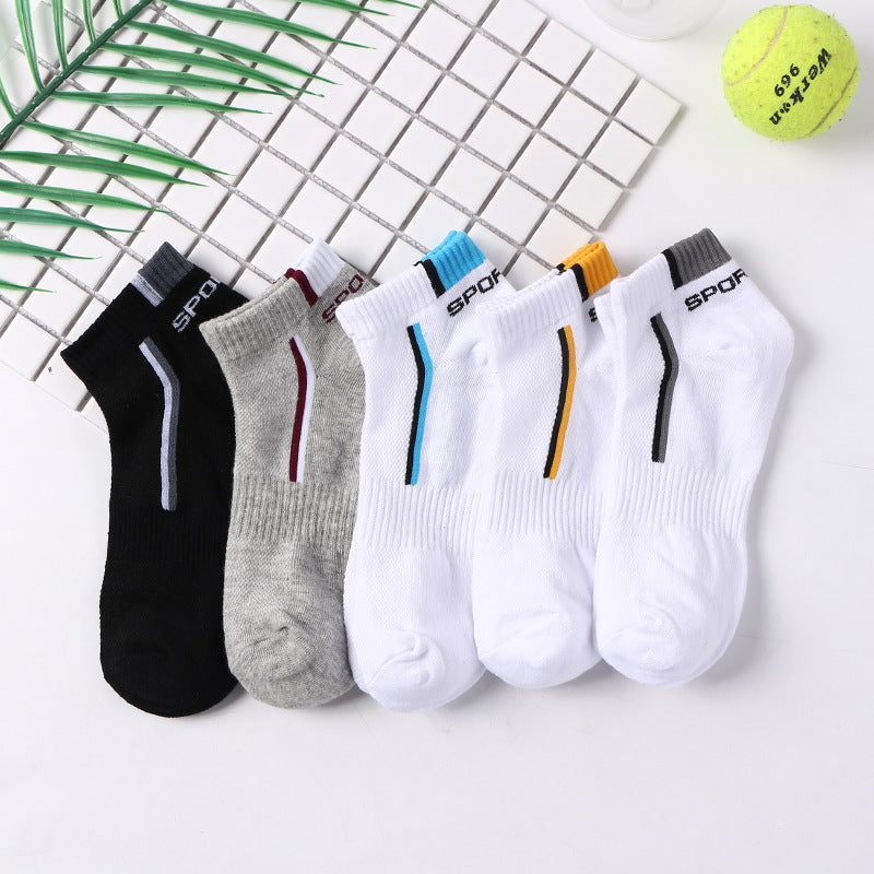 Boat Socks Plus Size Men's Cotton Leisure Sports