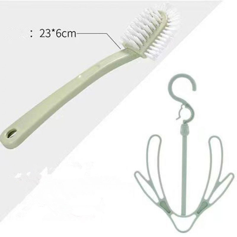 Double-sided Circular Decontamination And No Dead Ends Shoe Washing Brush