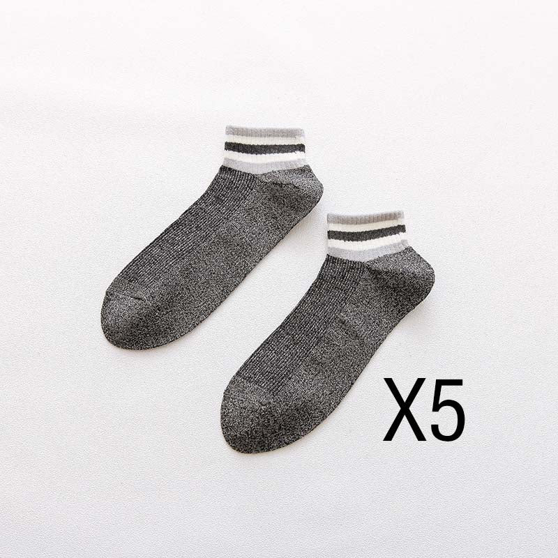 Men's Cotton Casual Breathable Low Top Socks