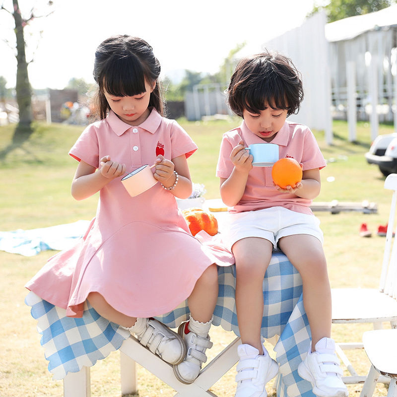 Parent-child Wear New Short-sleeved Mother And Daughter Dress