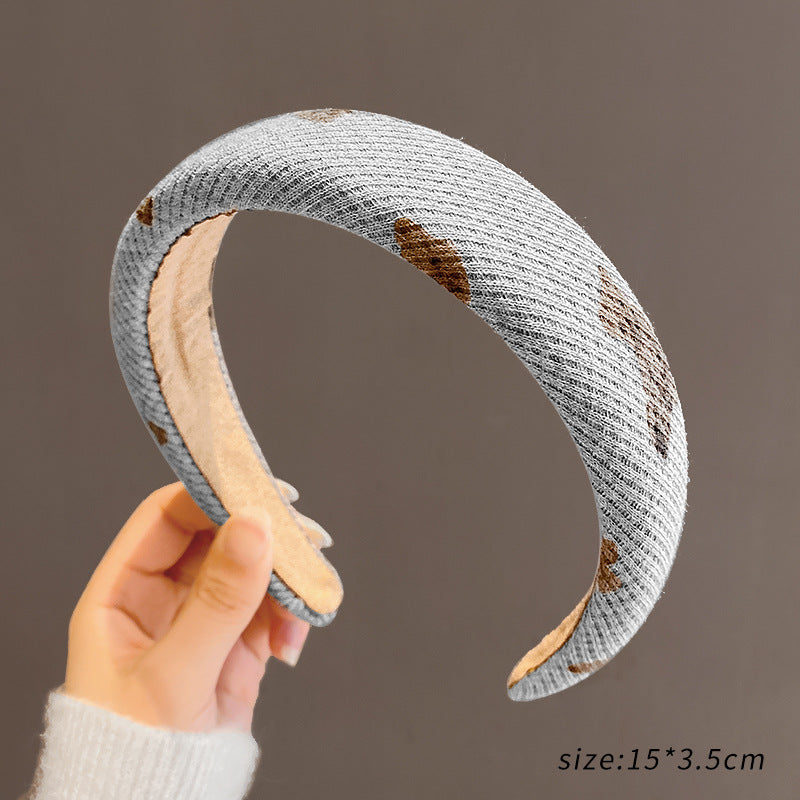 Hot Selling Retro French Style Plush Hair Band For Women