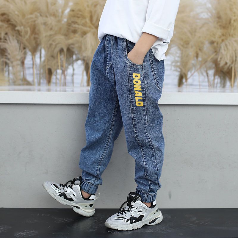 Boys' Jeans Spring And Autumn Models 2021 New Spring