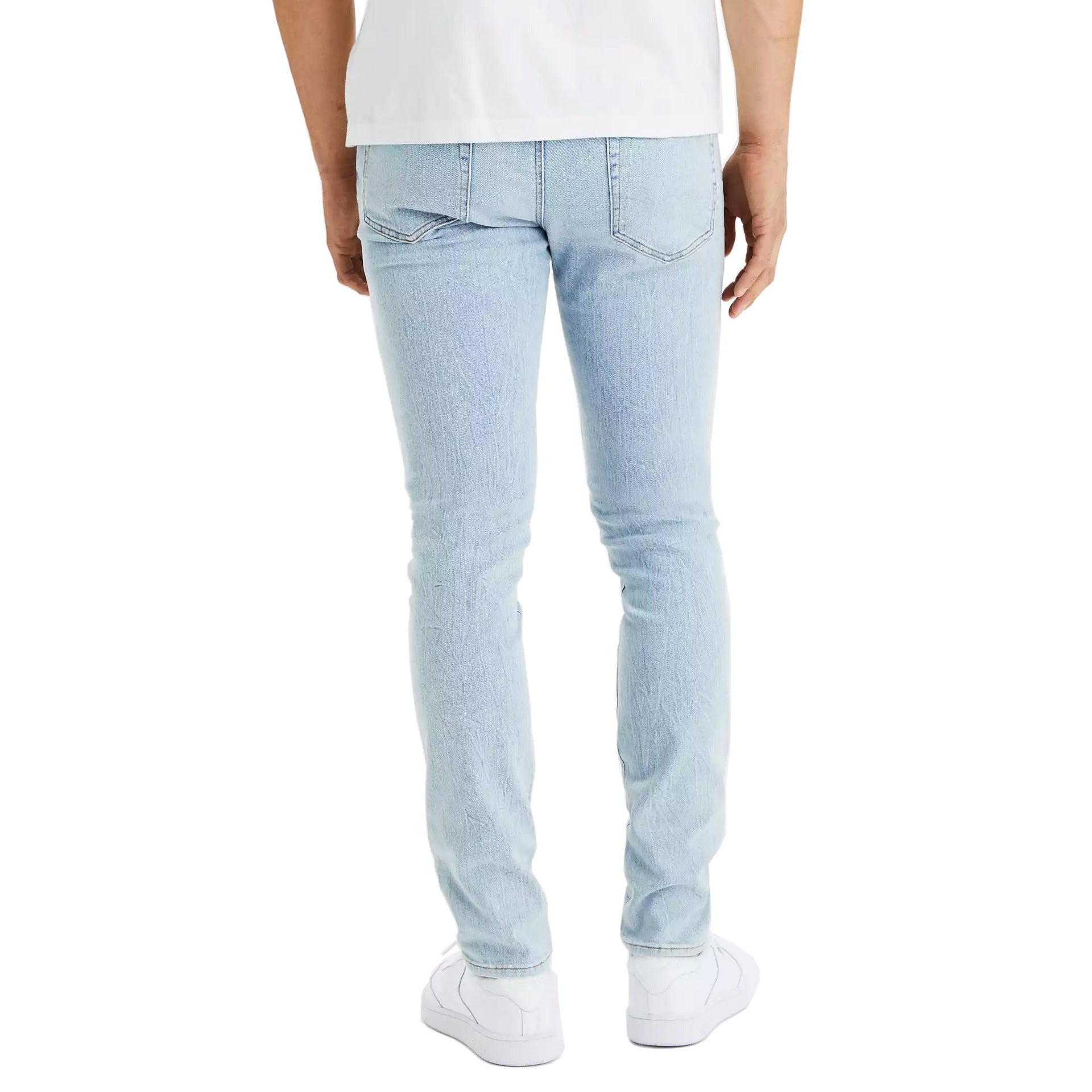 Fashion High-quality Washed Men's Jeans Slim-fit Stretch Men's Jeans