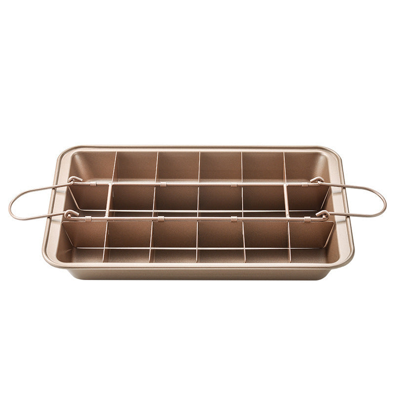 Solid Bottom Thickened Square Brownie Pan