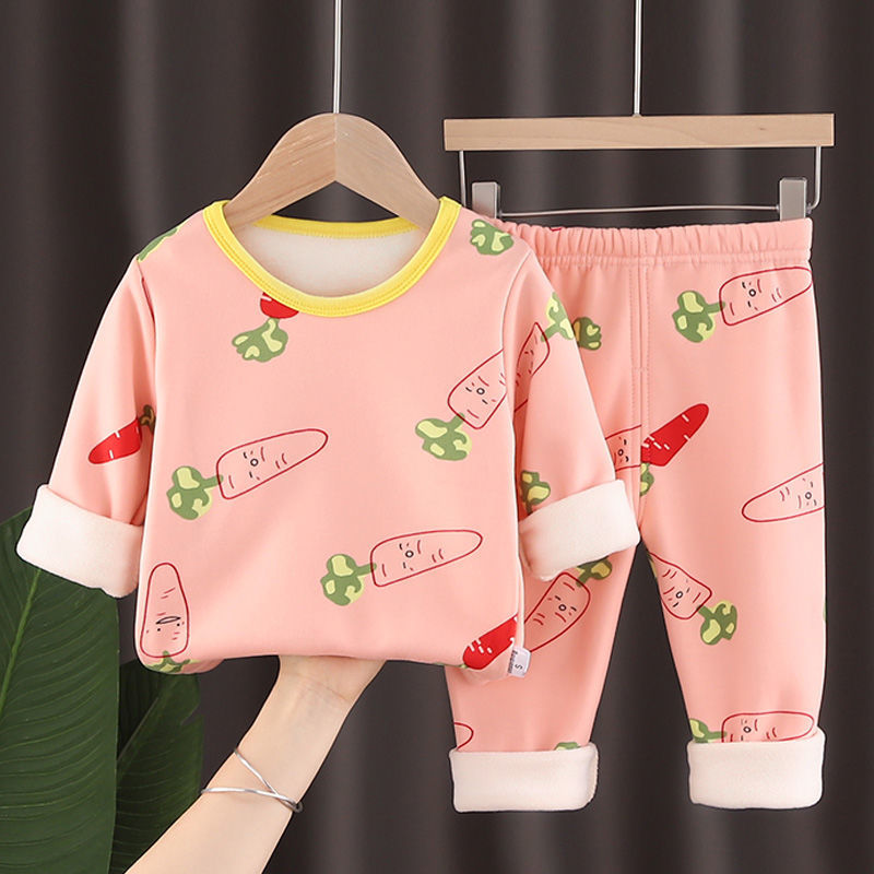 Fashion Men's And Women's Baby Long-sleeved Warm Suit