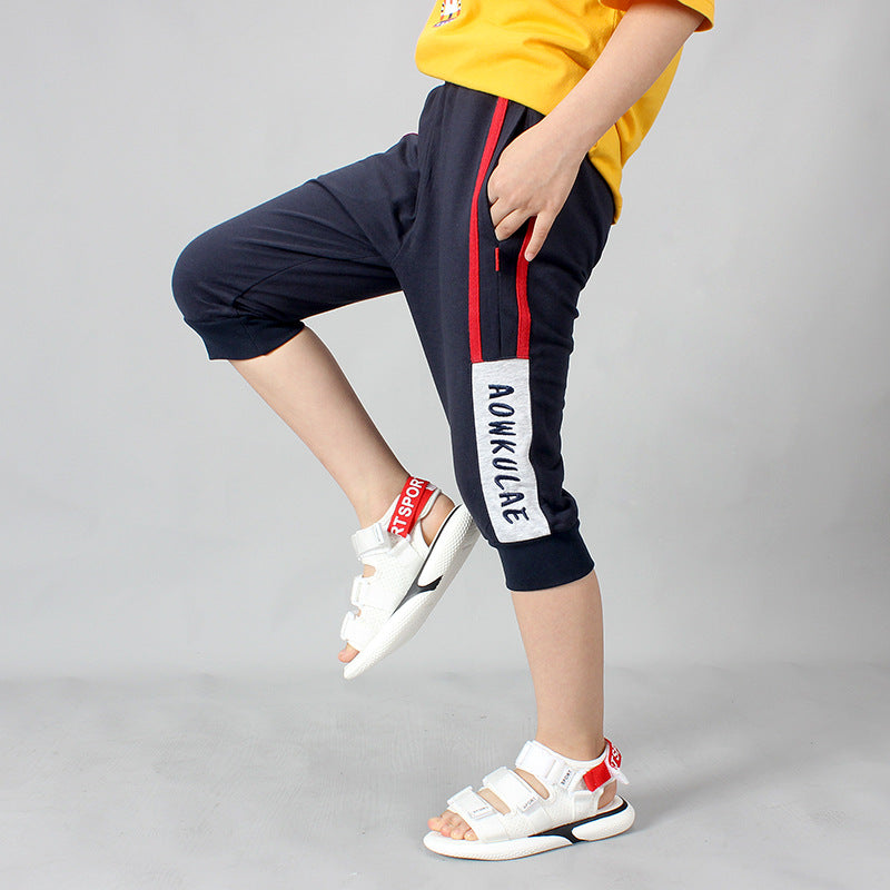 Pure Cotton Sports Fashion Children's Casual Pants