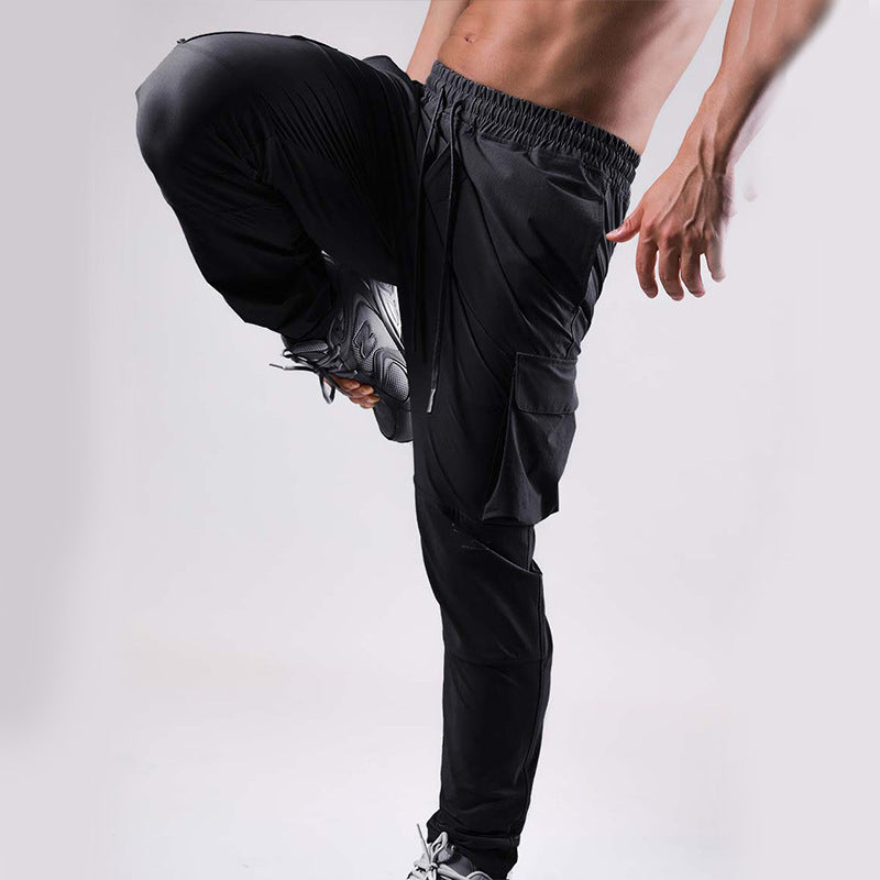 Overalls Trousers Thin Elastic Leggings Running Training Sweatpants