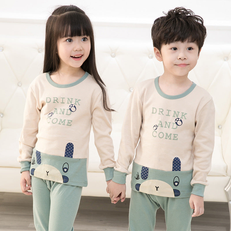 Children's Underwear Warm Set, Tong Qiu Yi Long Trousers