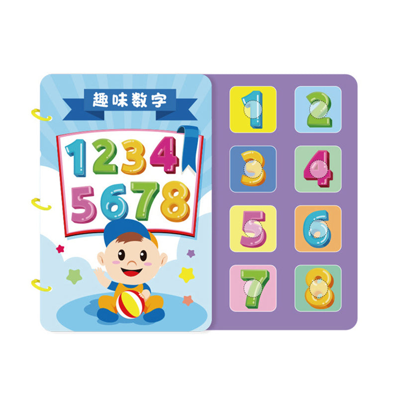DIY Self-made Early Childhood Education Manual Material Package Puzzle Montessori Baby Stickers